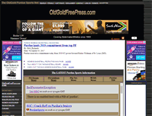 Tablet Screenshot of oldgoldfreepress.com